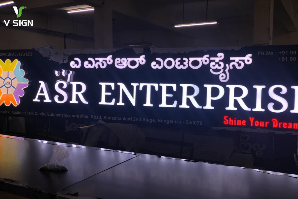 ASR ENTERPRISES LED Sign Board